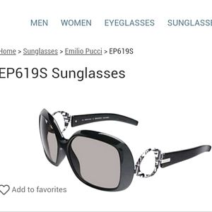 Authentic Emilio Pucci Sunglasses